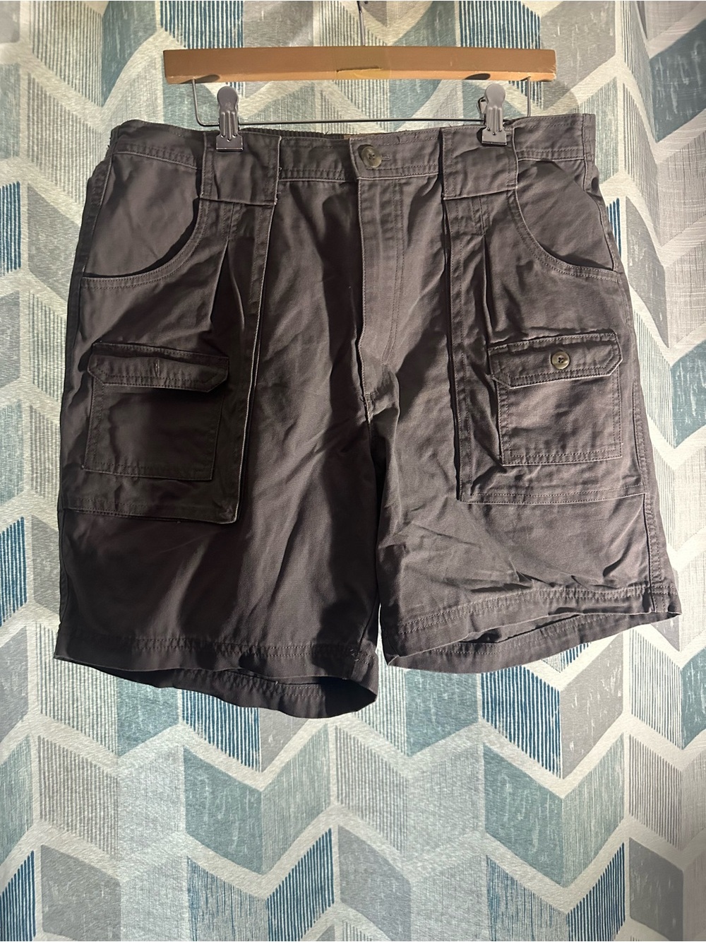 RedHead Shorts Men 36 Gray Cargo Chino Utility Outdoor Work